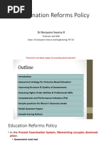 Examination Reforms and Policies