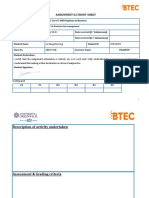 Assignment 02 Front Sheet: Unit Number and Title Unit 31: Statistics For Management