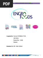 PDF Startegic Management Analysis of Engro Foods