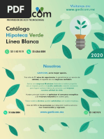 GASTICOM - Catálogo Línea Blanca - Mayo 2020