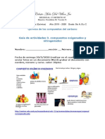 Guia de Actividades 3. Compuestos Oxigenados PDF