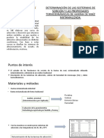 Aplicación en La Industria Alimentaria. Isoterma de Adsorcion