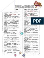 Present Simple Vs Present Continuous - 13525