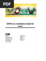 ANSYS, Inc. Installation Guide For Linux