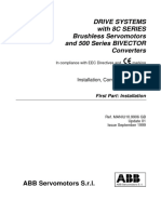 Drive Systems With 8C SERIES Brushless Servomotors and 500 Series BIVECTOR Converters