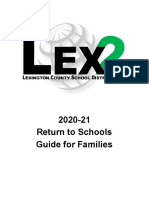 Lexington School District Two Return To School Guide