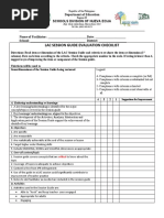 Lac Session Guide Evaluation Checklist: Department of Education Schools Division of Nueva Ecija