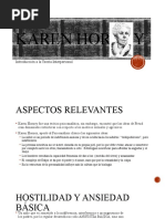 Karen Horney. Introducción A La Teoría