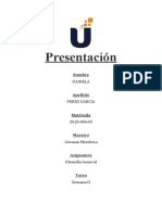 Tarea II Filosofia General