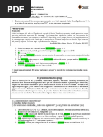 Ejercicio - Oraciones Simples