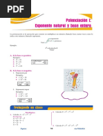 Potenciación I Exponente Natural y Base Entera PDF