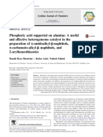 Phosphoric Acid Supported On Alumina A Useful and Effective - 2017 - Arabian J