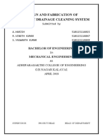 Design and Fabrication of Automatic Drainage Cleaning System