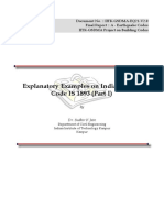 Explanatory Examples On Indian Seismic Code IS 1893 (Part I)