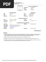 Sourabh Admit Card