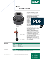 Turbidity Test Unit: Data Sheet