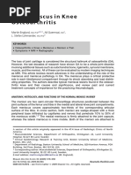 The Meniscus in Kne e Osteoarthritis: Martin Englund,, Ali Guermazi,, L. Stefan Lohmander