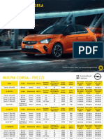 Listino Della Nuova Opel Corsa Elettrica