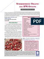 Organic Gardening - Attra - Strawberries - Organic and Ipm Options PDF