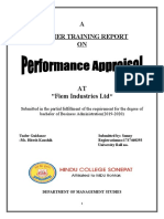 Performance Appraisal