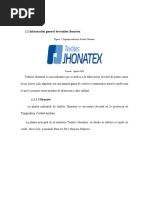 Desarrollo Jhonatex