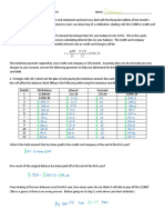 Math 1050 - Credit Card Assignment