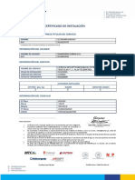 Certificado de GPS BCH-879 PDF