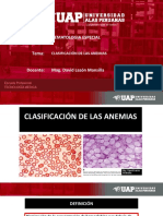 4 Clasificacion de Las Anamias - Hematologia PDF