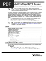 LabVIEW C Code Generator
