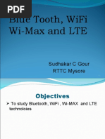 Bluetooth Wifi Wimax LTE SCG