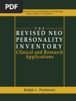 The Revised NEO Personality Inventory - Clinical and Research Applications PDF