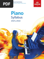 Piano Practical Syllabus 2021 2022 Online 8 July 2020