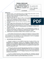 TESDA Circular No. 084-2020 Institutionalization of CCTV