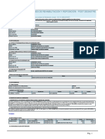 Registro de Inversiones de Rehabilitacion Y Reposicion - Post Desastre