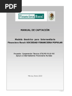 Manual de Captacion Financiera Nacional de Desarrollo