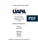 Tarea #3 Administracion de Operaciones