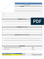 DoT - ICS 202a Command Direction