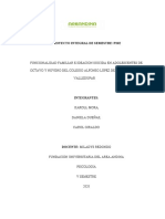 Factores Psicosociales Que Influyen en La Ideacion Suicida en Los Adolescentes