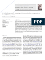 A Stochastic Approach For Measuring Bubble Size Distribution Via Image Analysis