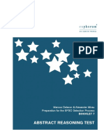 Abstract Reasoning Test: Marcus Delacor & Alexander Mirau Preparation For The EPSO Selection Process