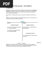 Registro de Mercancías e Inventarios