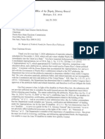 Carta de Justicia Federal Sobre Plebiscito Propuesto