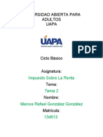 Tarea 2 Tributacion e Impuestos Sobre La Renta