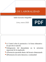 Rasgos de Laboralidad