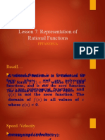 Lesson 7 Representation of Rational Functions