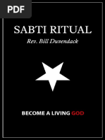 Sabti Ritual Bill Duvendack