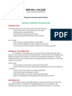 Maryhill College: Purposive Communication (Finals)