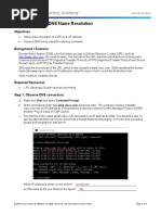 5.3.1.3 Lab - Observing DNS Name Resolution