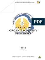 Manual de Organizacion y Funciones