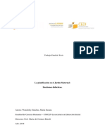 LA PLANIFICACIÓN MATERNAL Nivel Inicial. Wanderley Tesis Final.